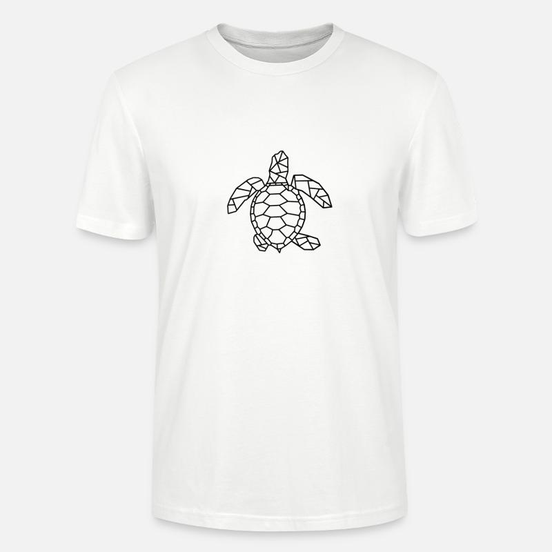 Schildkröte Geschenkidee - Stanley/Stella Unisex Bio-T-Shirt CRAFTER - Weiß