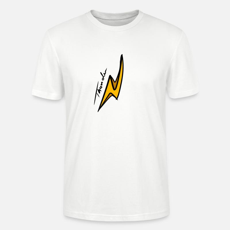Thunder - Blitz - Stanley/Stella Unisex Bio-T-Shirt CRAFTER - Weiß