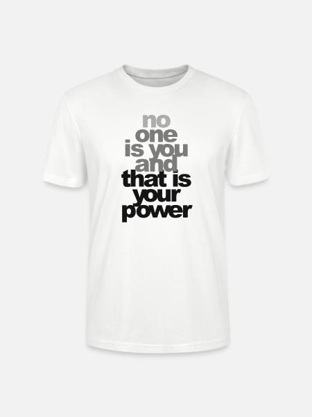 No one's like you! - Stanley/Stella CRAFTER Unisex Organic T-Shirt - white