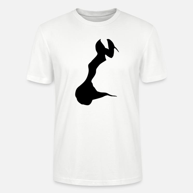 Pferd mit Katze - Stanley/Stella Unisex Bio-T-Shirt CRAFTER - Weiß