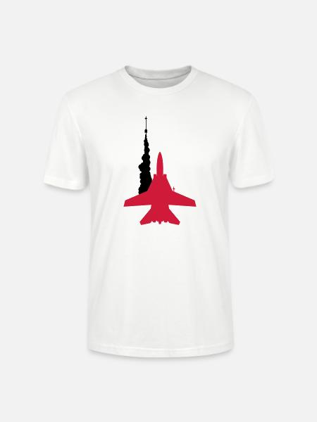 fighter jet missile launch - Stanley/Stella CRAFTER Unisex Organic T-Shirt - white