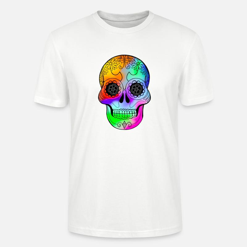 Einheits-Schädel - Stanley/Stella Unisex Bio-T-Shirt CRAFTER - Weiß