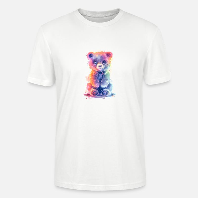 Neon Baer - Stanley/Stella Unisex Bio-T-Shirt CRAFTER - Weiß