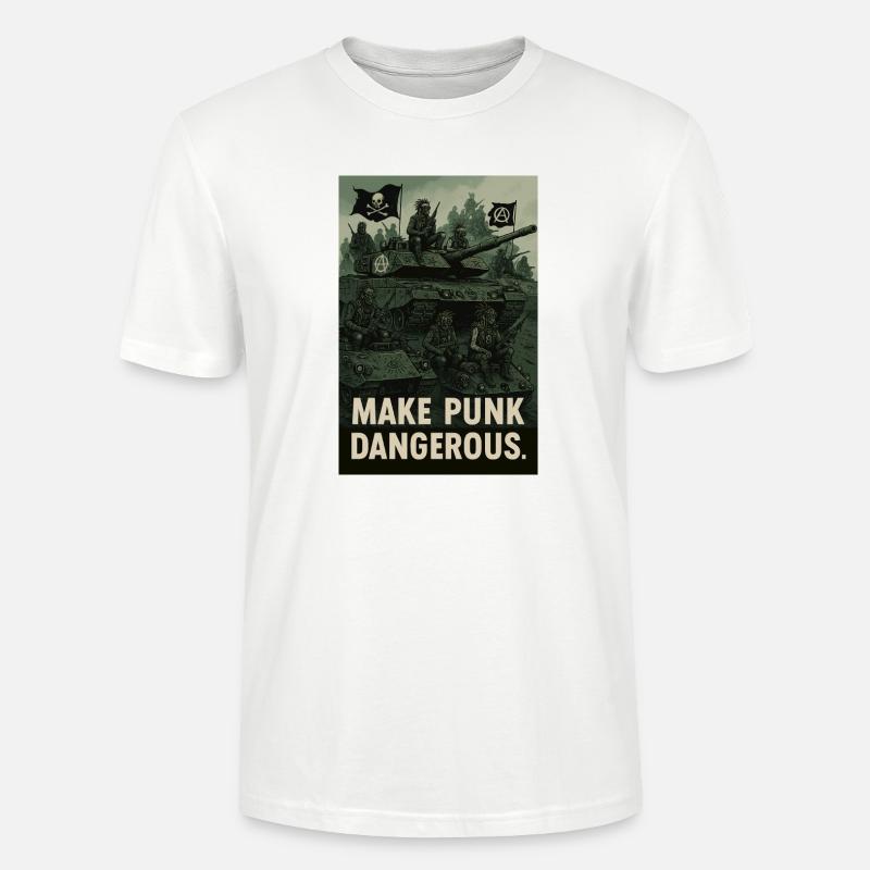 Make Punk D*Angerous - Stanley/Stella Unisex Bio-T-Shirt CRAFTER - Weiß