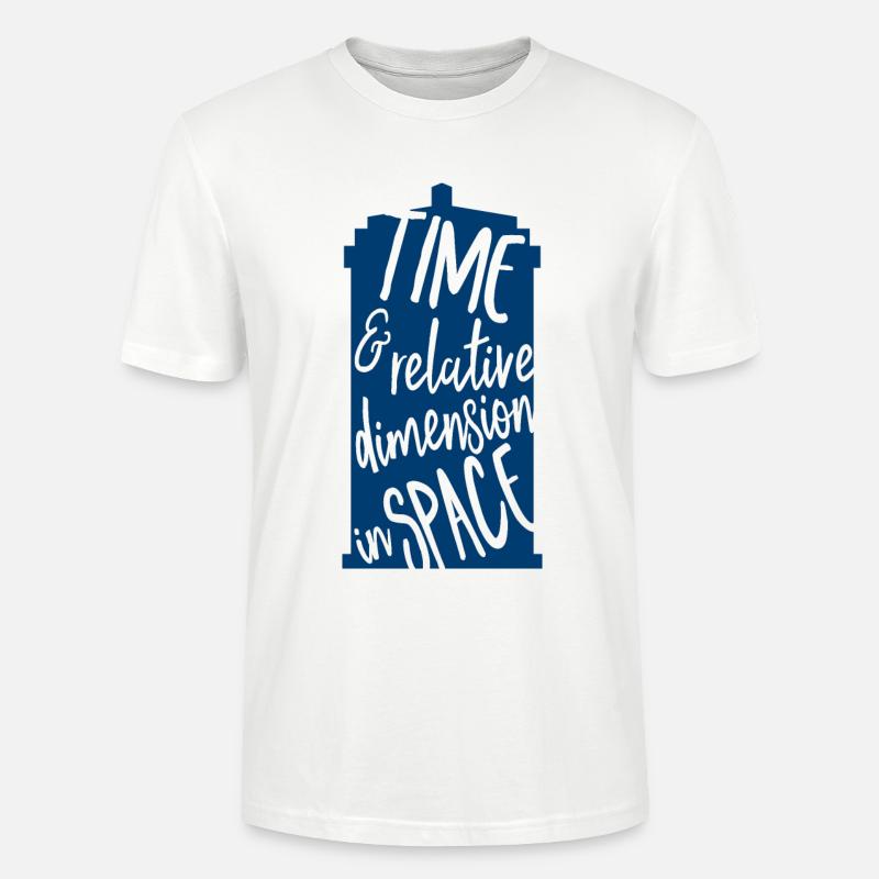 Time and Relative Dimension in Space - Stanley/Stella Unisex Bio-T-Shirt CRAFTER - Weiß