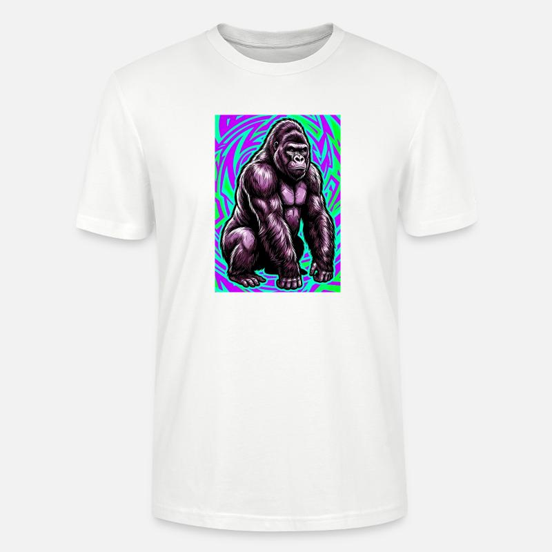Gorilla - Stanley/Stella Unisex Bio-T-Shirt CRAFTER - Weiß