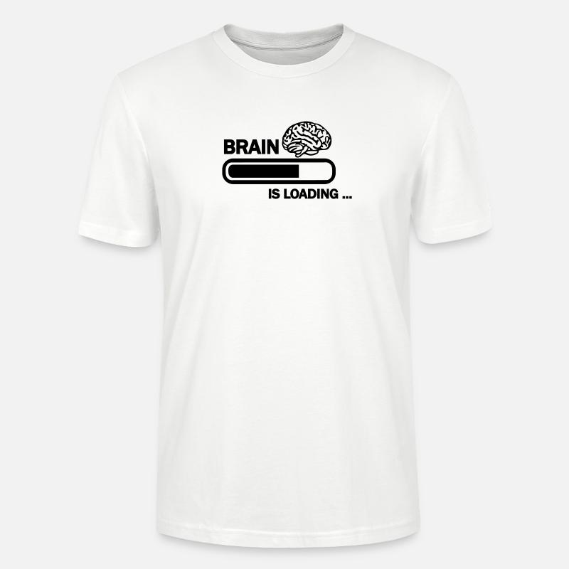 Brain loading - Stanley/Stella Unisex Bio-T-Shirt CRAFTER - Weiß