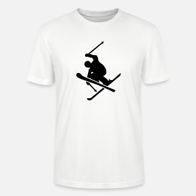 Ski - Stanley/Stella Unisex Bio-T-Shirt CRAFTER - Weiß