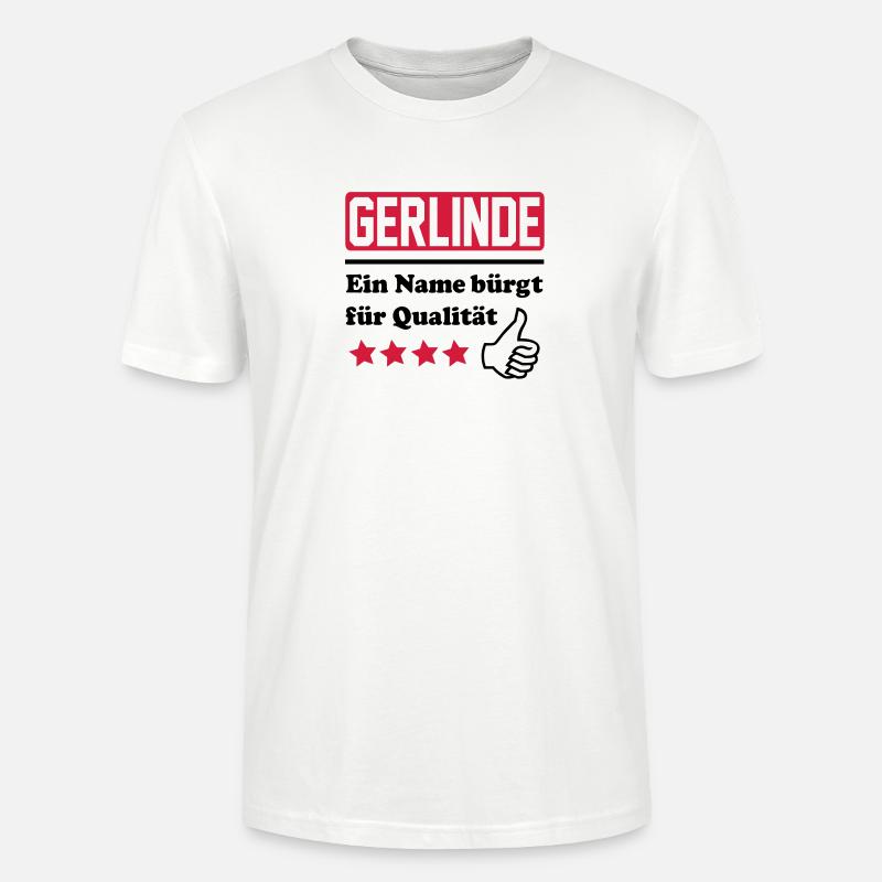 gerlinde - Stanley/Stella Unisex Bio-T-Shirt CRAFTER - Weiß