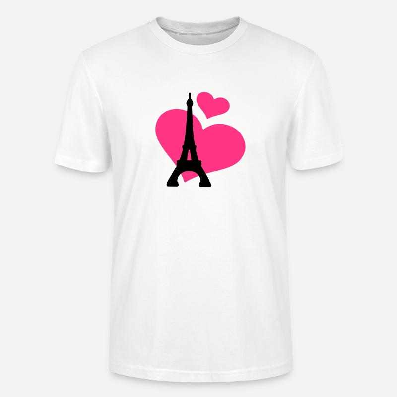 Eiffelturm Paris - Stanley/Stella Unisex Bio-T-Shirt CRAFTER - Weiß