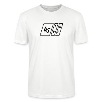 B5 BuildsHoodie - Stanley/Stella Unisex Bio-T-Shirt CRAFTER - Weiß - Vorne - Alina (178cm) & Michal (187cm)