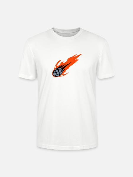 BURNING Handball - Stanley/Stella Unisex Bio-T-Shirt CRAFTER - Weiß
