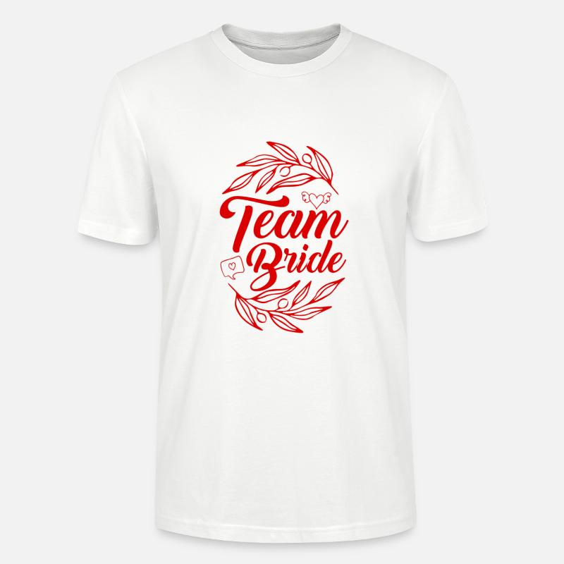 Team Bride - Stanley/Stella Unisex Bio-T-Shirt CRAFTER - Weiß