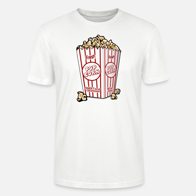 Frisches Popcorn - Stanley/Stella Unisex Bio-T-Shirt CRAFTER - Weiß