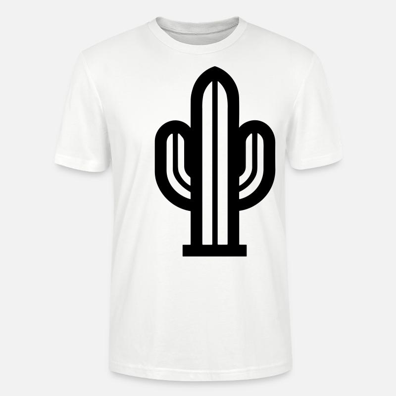 Cactus - T-shirt bio CRAFTER Stanley Stella Unisexe - blanc