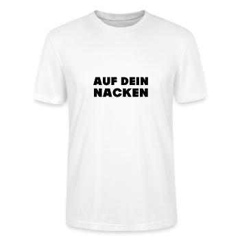 Fun Shirt / auf dein nacken - Stanley/Stella Unisex Bio-T-Shirt CRAFTER - Weiß - Vorne - Alina (178cm) & Michal (187cm)