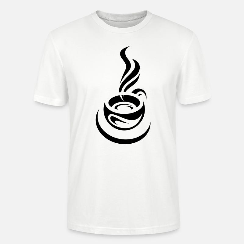 kaffeetasse - Stanley/Stella Unisex Bio-T-Shirt CRAFTER - Weiß