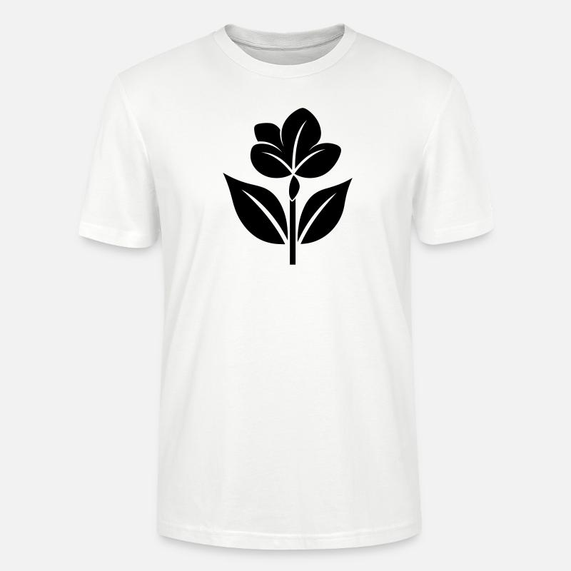 Blume - Stanley/Stella Unisex Bio-T-Shirt CRAFTER - Weiß