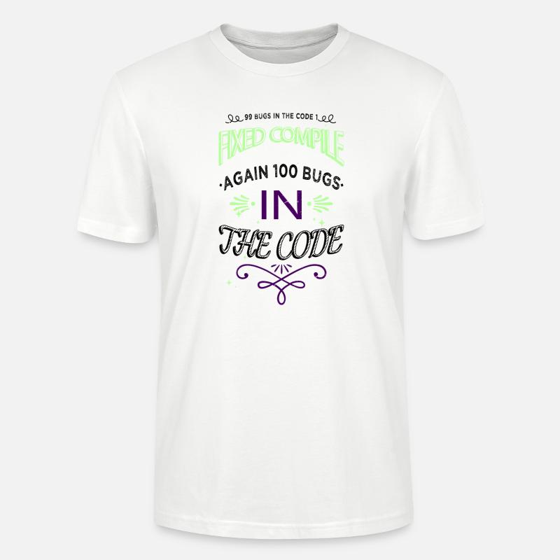 C Programmation Sharp - T-shirt bio CRAFTER Stanley Stella Unisexe - blanc