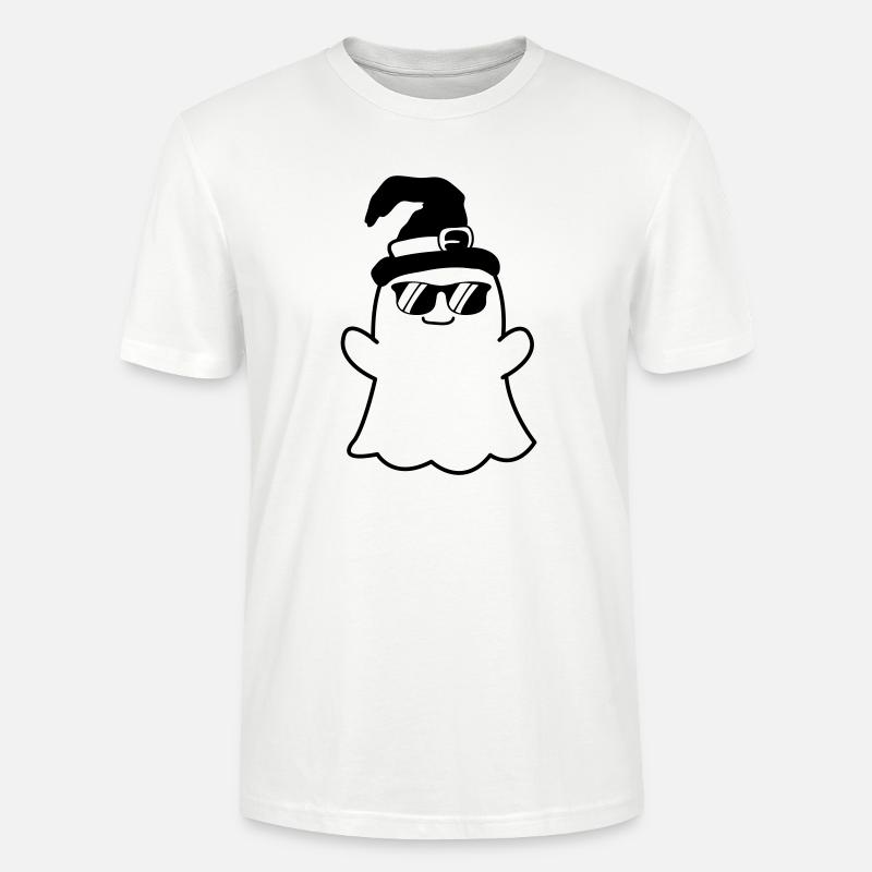 Fantôme Cool - T-shirt bio CRAFTER Stanley Stella Unisexe - blanc