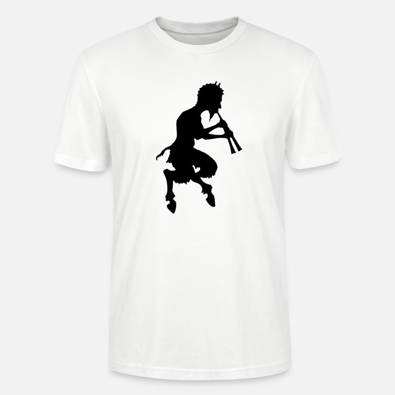 pan faun teufel devil - Stanley/Stella Unisex Bio-T-Shirt CRAFTER - Weiß