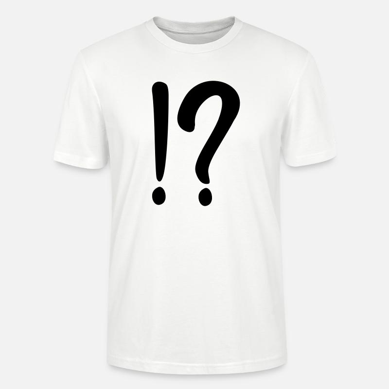 Fragezeichen - Stanley/Stella Unisex Bio-T-Shirt CRAFTER - Weiß