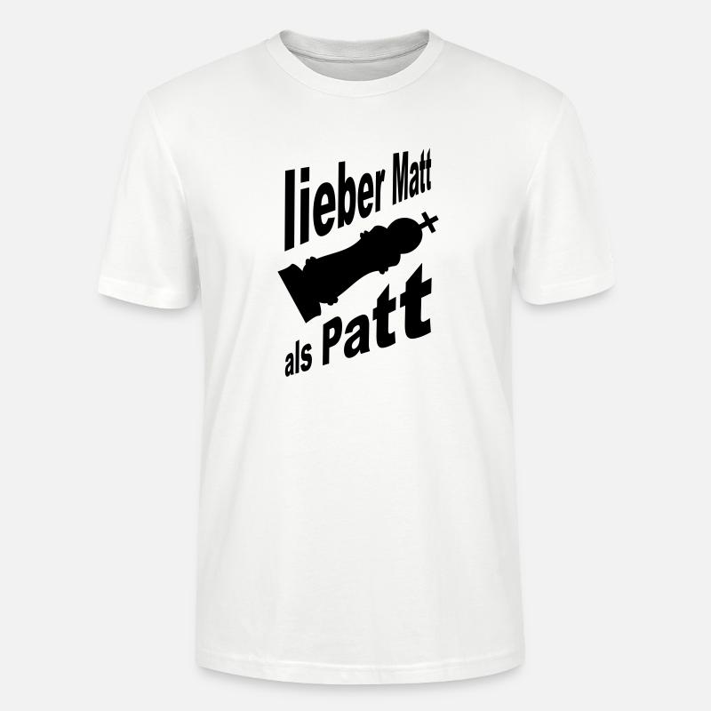 schach - Stanley/Stella Unisex Bio-T-Shirt CRAFTER - Weiß