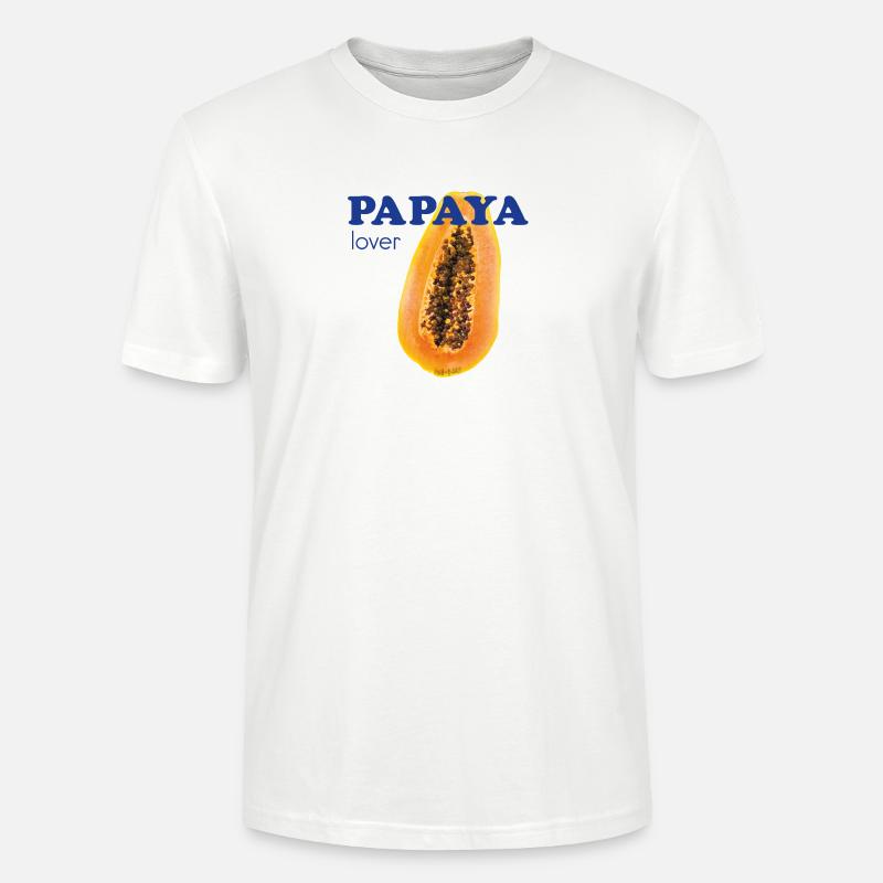 Papaya Lover - Stanley/Stella Unisex Bio-T-Shirt CRAFTER - Weiß