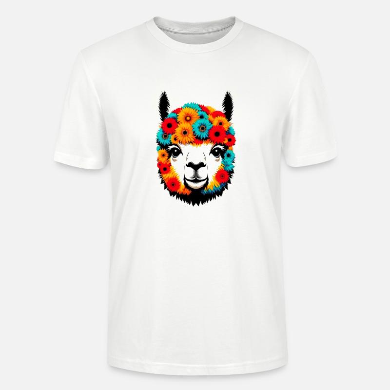 Alpaka - Stanley/Stella Unisex Bio-T-Shirt CRAFTER - Weiß