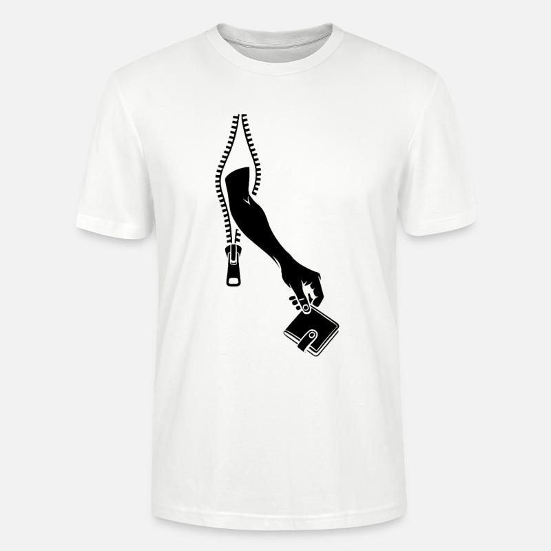 Taschendieb - Stanley/Stella Unisex Bio-T-Shirt CRAFTER - Weiß