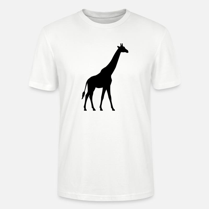 Giraffe - Stanley/Stella Unisex Bio-T-Shirt CRAFTER - Weiß