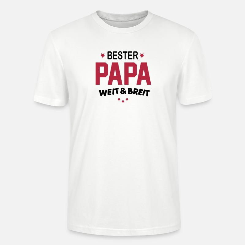 besterpapa - Stanley/Stella Unisex Bio-T-Shirt CRAFTER - Weiß