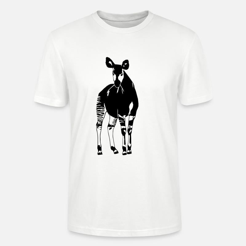 Okapi - T-shirt bio CRAFTER Stanley Stella Unisexe - blanc