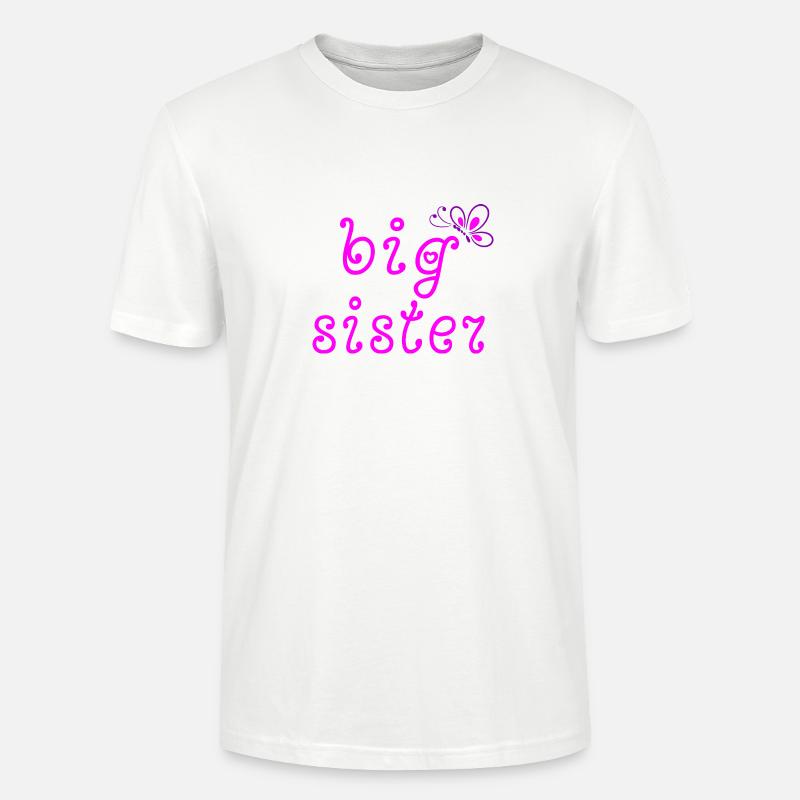 Große Schwester - Stanley/Stella Unisex Bio-T-Shirt CRAFTER - Weiß