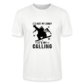 Apres-Ski - Stanley/Stella Unisex Bio-T-Shirt CRAFTER - Weiß - Vorne - Alina (178cm) & Michal (187cm)