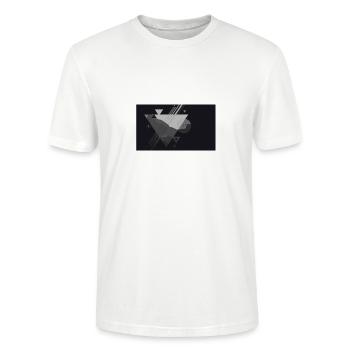 GEOMETRIE - Stanley/Stella Unisex Bio-T-Shirt CRAFTER - Weiß - Vorne - Alina (178cm) & Michal (187cm)