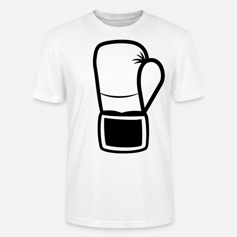 gant de boxe - T-shirt bio CRAFTER Stanley Stella Unisexe - blanc