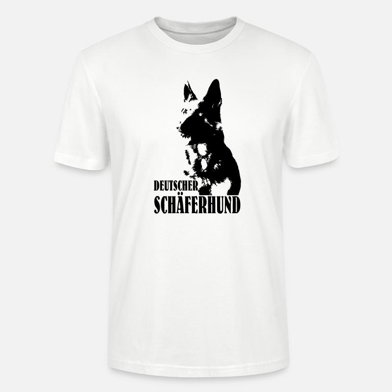 Deutscher Schäferhund - Stanley/Stella Unisex Bio-T-Shirt CRAFTER - Weiß