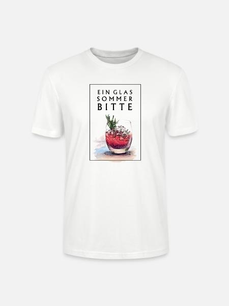 Cocktail - Stanley/Stella Unisex Bio-T-Shirt CRAFTER - Weiß