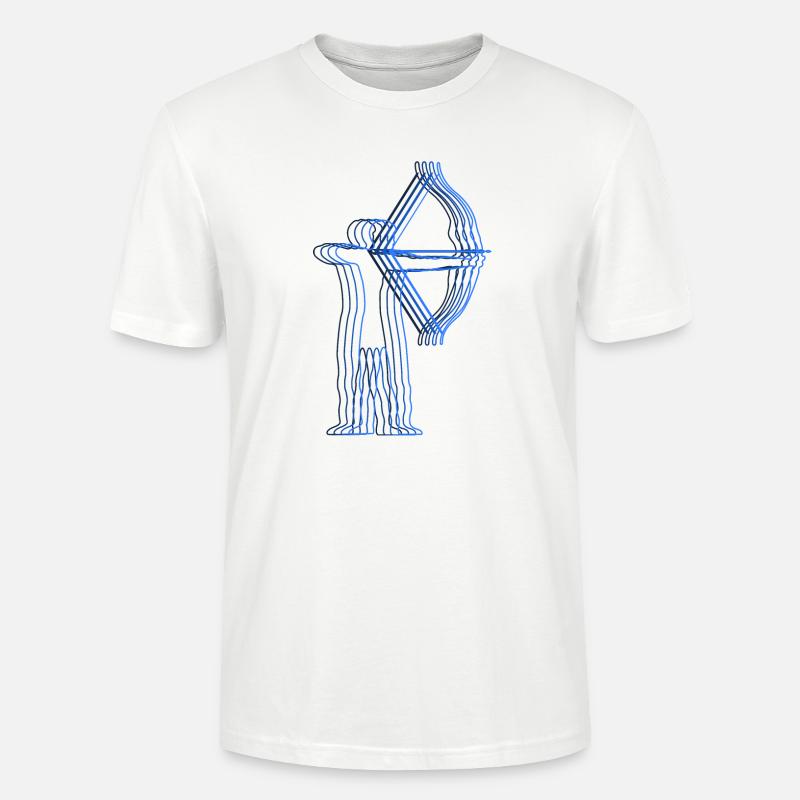 Archery archery archer gift - Stanley/Stella CRAFTER Unisex Organic T-Shirt - white