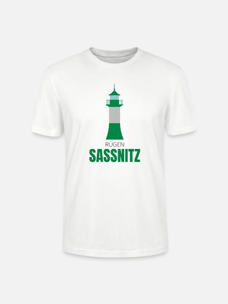 Leuchtturm Sassnitz Rügen - Stanley/Stella Unisex Bio-T-Shirt CRAFTER - Weiß