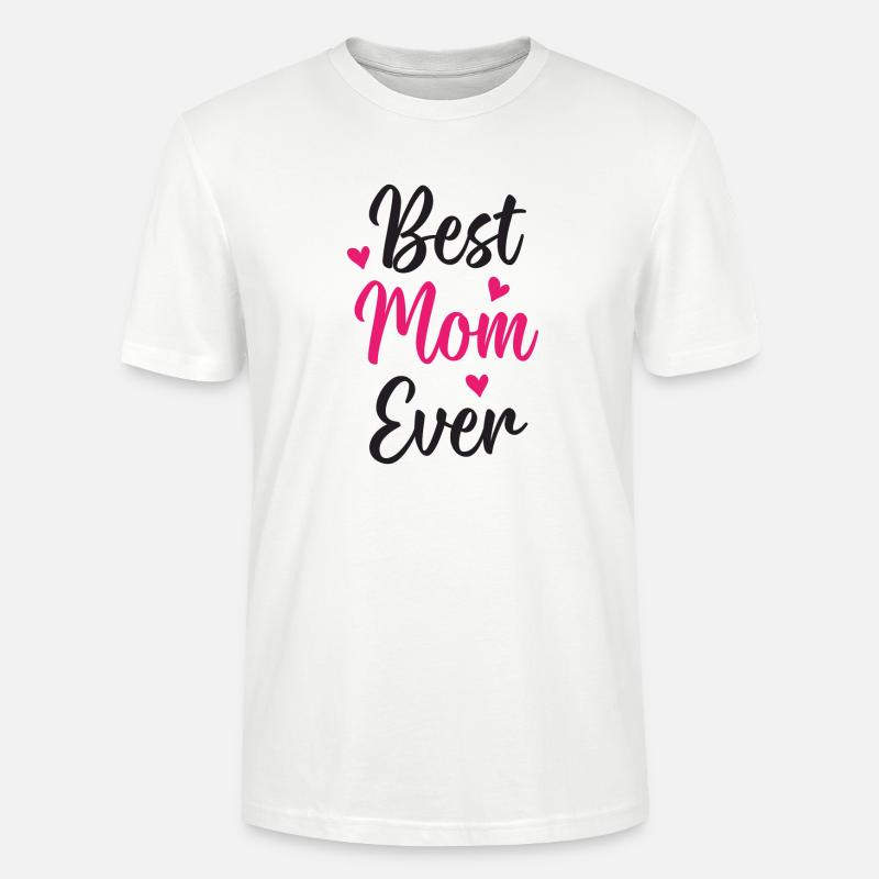 Beste Mutter aller Zeiten - Stanley/Stella Unisex Bio-T-Shirt CRAFTER - Weiß