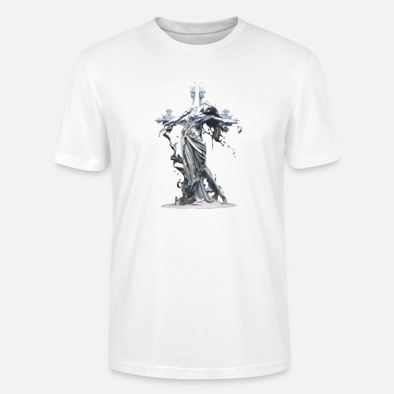 Déesse glacée du fleuve - T-shirt bio CRAFTER Stanley Stella Unisexe - blanc