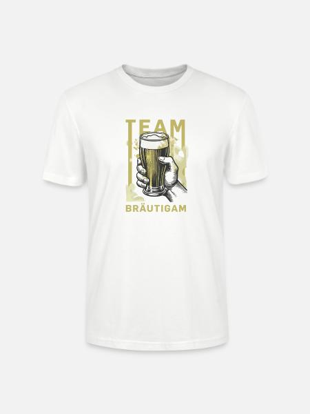 Team Bräutigam Prost - Stanley/Stella Unisex Bio-T-Shirt CRAFTER - Weiß