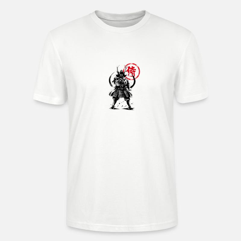 Samurai - Stanley/Stella Unisex Bio-T-Shirt CRAFTER - Weiß