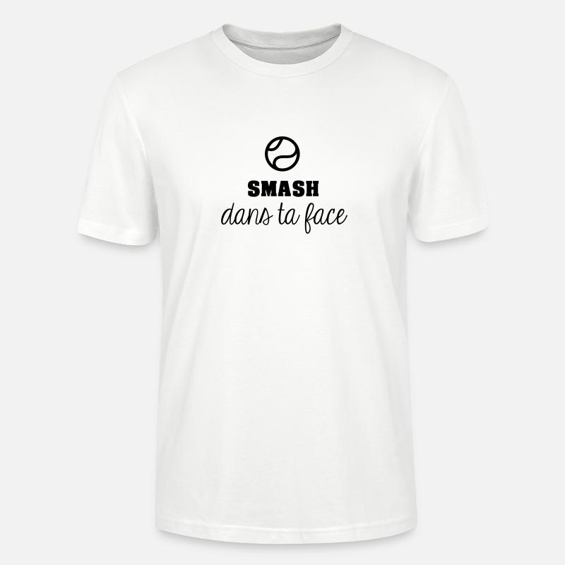 Smash dans ta face - T-shirt bio CRAFTER Stanley Stella Unisexe - blanc