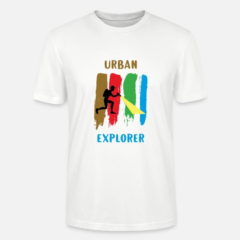 Urban Explorer - Urbex - Stanley/Stella Unisex Bio-T-Shirt CRAFTER - Weiß