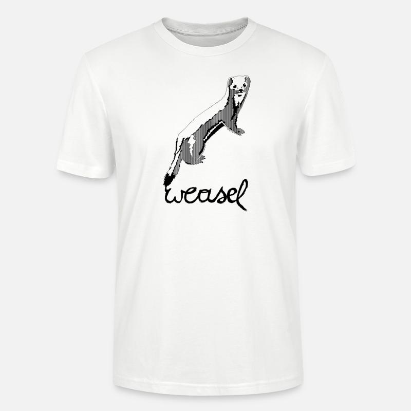 Wiesel - Stanley/Stella Unisex Bio-T-Shirt CRAFTER - Weiß