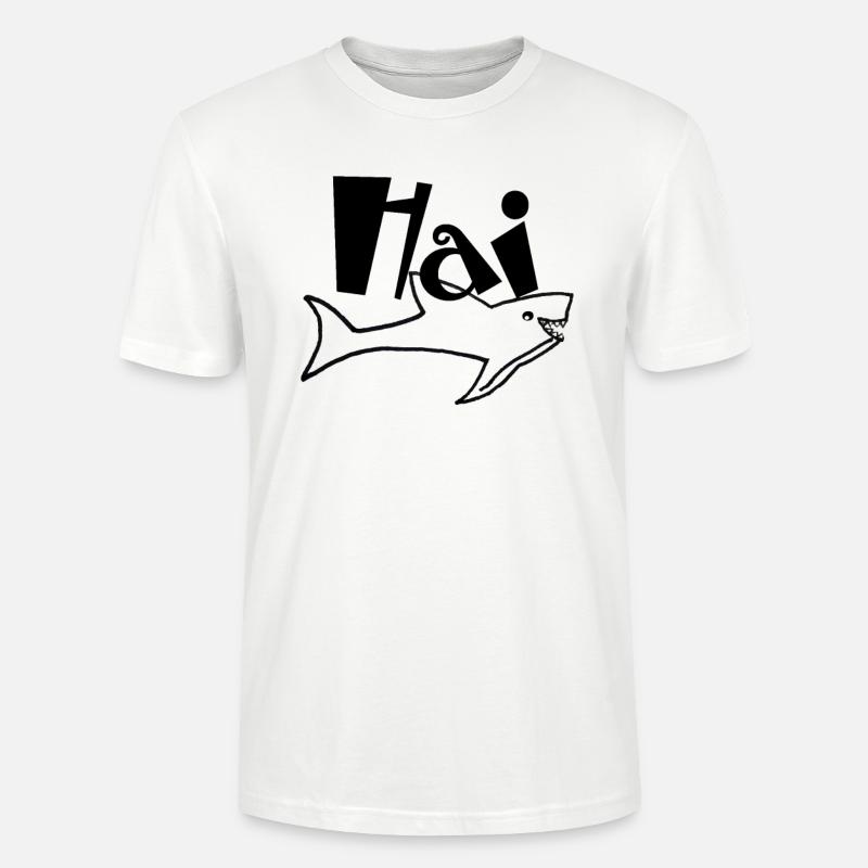 Shark, cadeau de requin - T-shirt bio CRAFTER Stanley Stella Unisexe - blanc