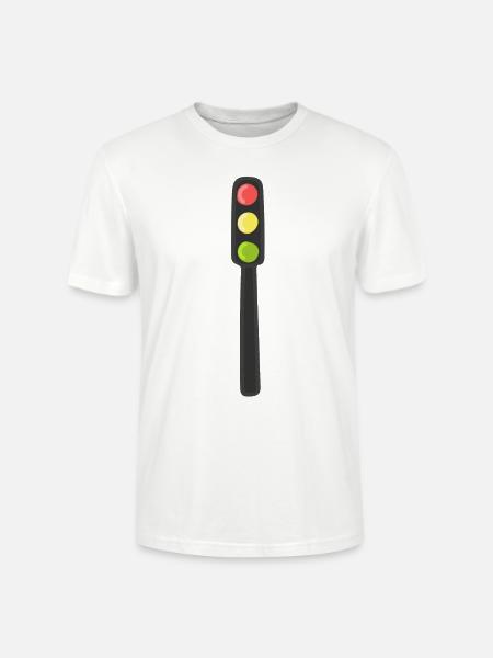 Traffic light - Stanley/Stella CRAFTER Unisex Organic T-Shirt - white